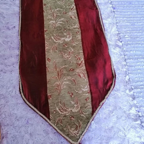 Red table runner large size 1.50 meters