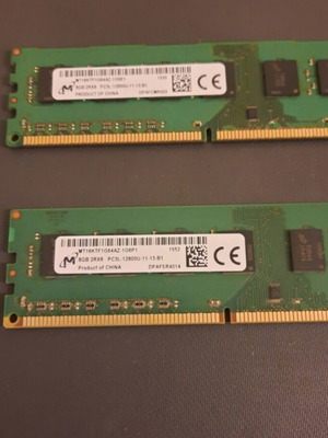Micron 16GB (2x8GB) DDR3L 1600MHz RAM set