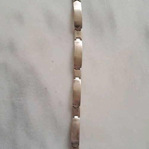Men's silver bracelet used