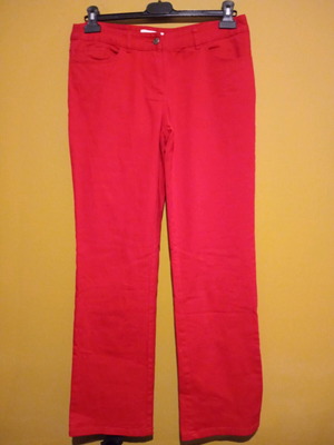 Laura Ashley red jeans new, size UK 12 EUR 38