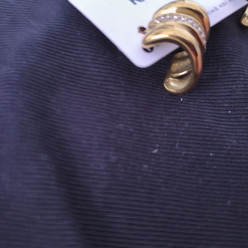 Earrings gold and silver, new, surgical steel