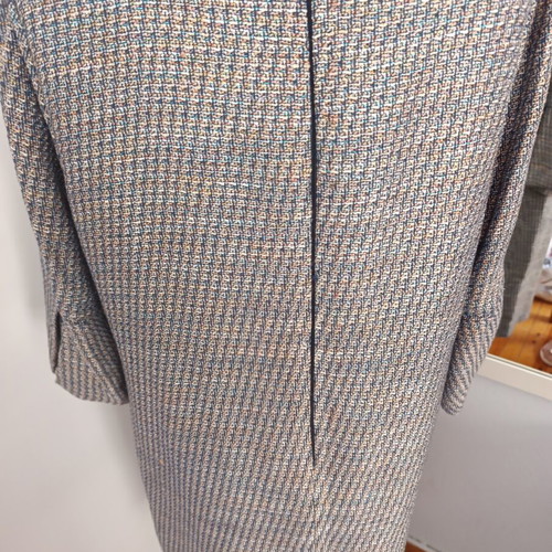 Women's dress plus size custom made, like new, colorful fabric