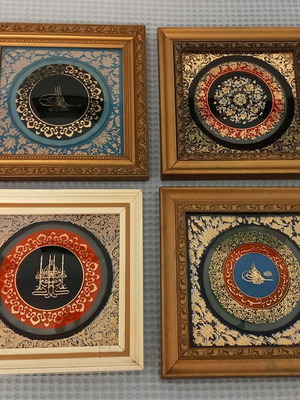 Frames used, pack of 4, gift from Turkey