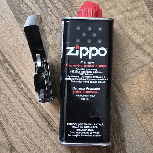 Gasoline lighter used with gasoline canister