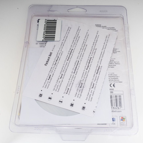 Packard Bell PB-CR400 8-in-1 External Multi-Card Reader New