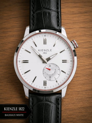 Kienzle 1822 men's wristwatch Bauhaus design with sapphire crystal