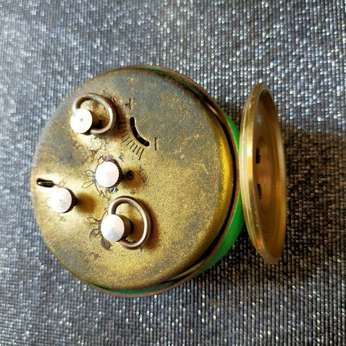 Slava mechanical table clock restored, works