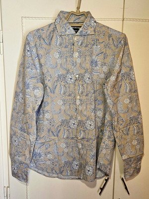 Joop! men's floral dress shirt size M like new