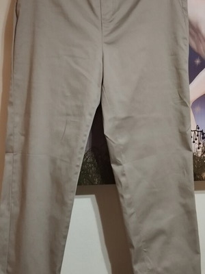 Beige cigarette pants XL 42 by Tradyol new with elastic waist