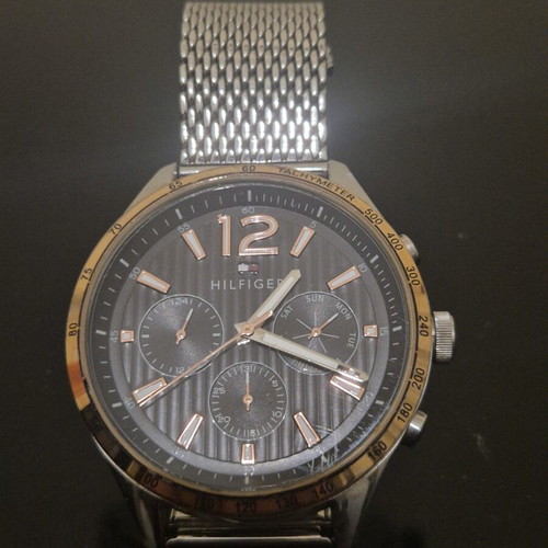Tommy Hilfiger men's watch Multi-Eye stainless steel mesh used