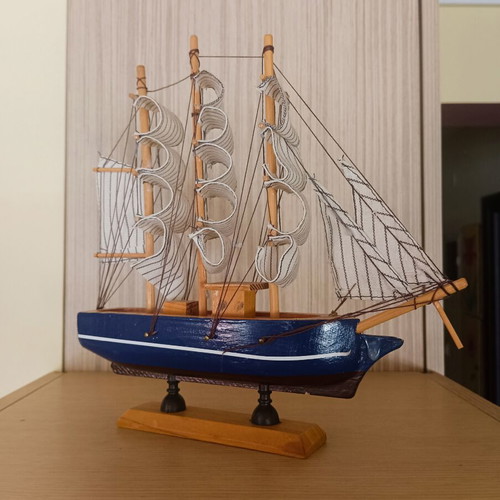 Decorative Wooden Sailboat in like new condition