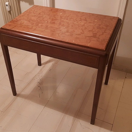 Classic table with marble like new
