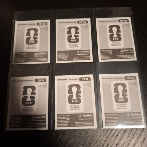 Spain players FIFA World Cup 2026 stickers set