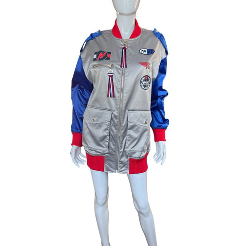 Bomber Jacket Tommy Hilfiger x Gigi Hadid new, XS, gray and blue