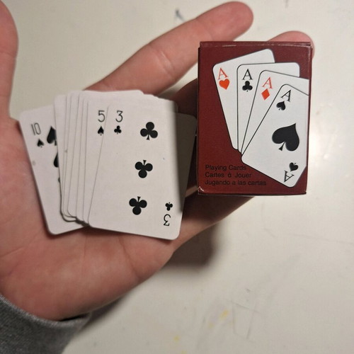 Mini playing cards new
