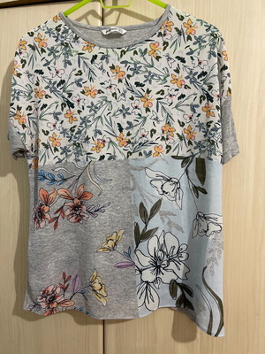 Stradivarius t-shirt size M like new, grey
