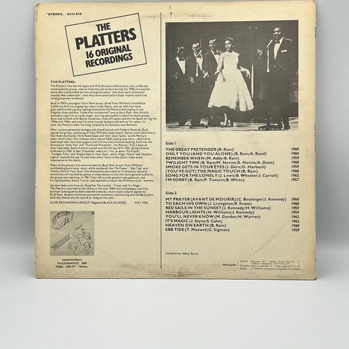 The Platters 16 Original Recordings vinyl record used