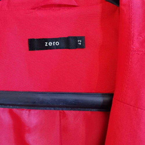 Women's stylish red coat Zero used, size XL 42