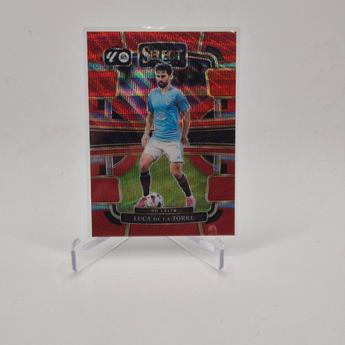 Panini Select Liga Terrace White Prizm 15/20 Luca de la Torre sticker used