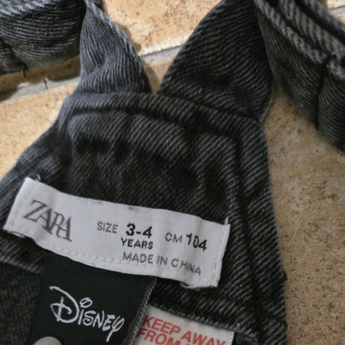 Denim jumpsuit Zara Disney Minnie like new