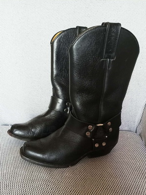 Sancho Abarca women's boots like new, black, size 38