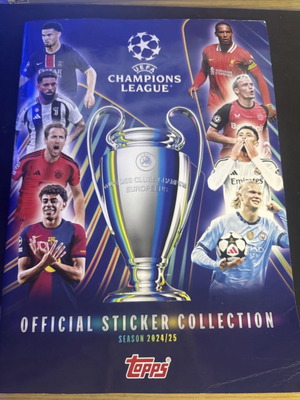Champions League Official Sticker Album 2024/25, Topps