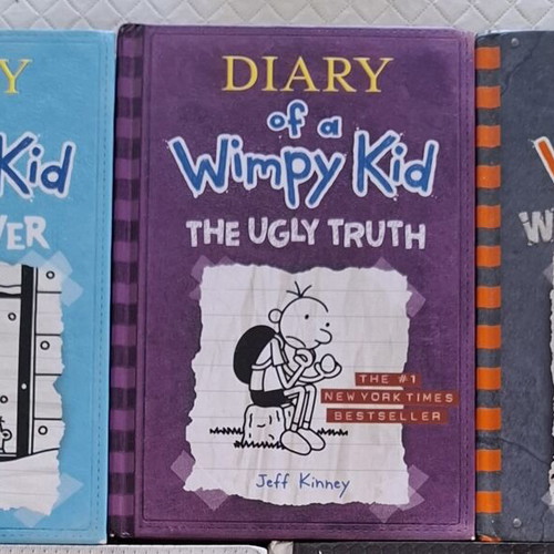 Diary of a Wimpy Kid 5-Book Set New Hardcover English