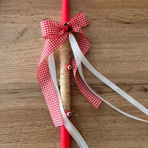 Easter candle handmade new