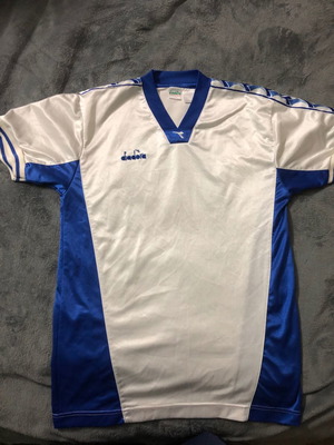 Diadora vintage 80s football jersey medium used authentic era
