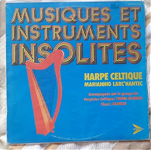 Mariannig Larc' hantec - Harpe Celtique, Celtic harp Lp, 1973