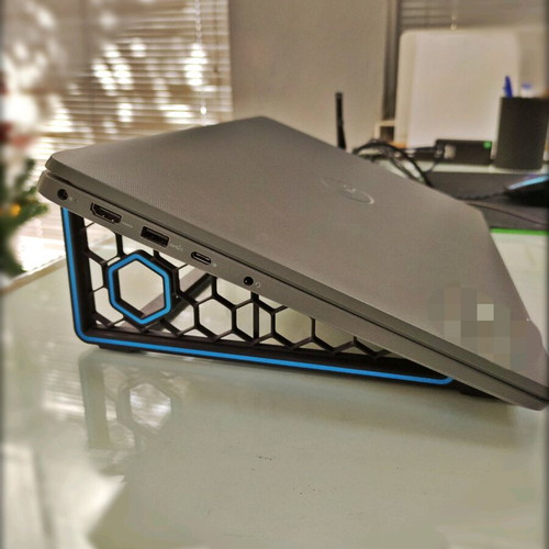 Laptop Stand with 3D Printed Hexa-Hex Design New