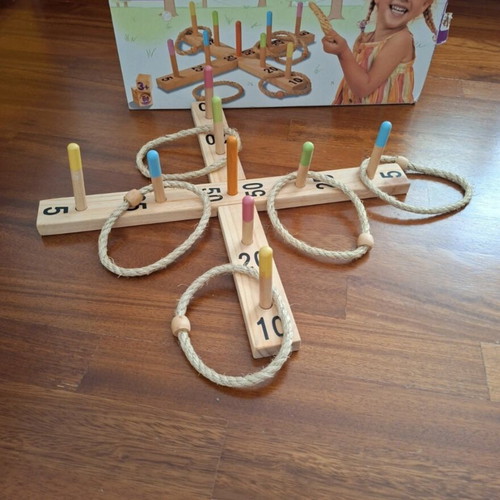 Eichhorn Wooden Ring Toss Game like new