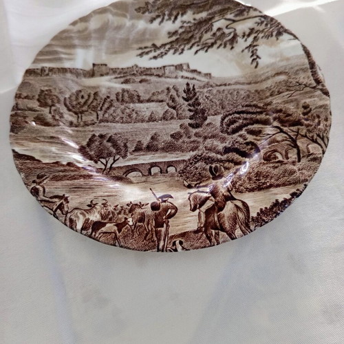 Johnson Bros Road to Windsor plate used, 17 cm, English porcelain