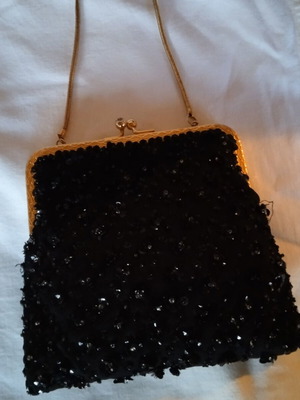 Vintage women's handbag black new