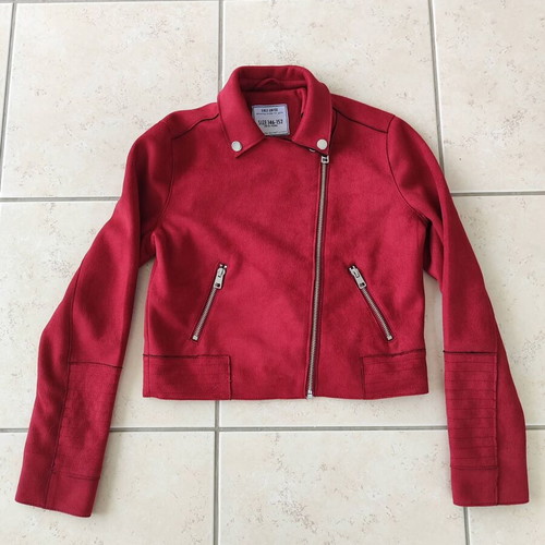 Girls United jacket like new, size 10/12 (146/152), red