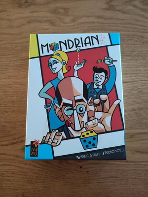 Mondrian board game like new