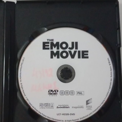 Emoji The Movie DVD used, dubbed, 1 disc