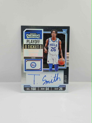 Картичка Panini Contenders Basketball Terquavion Smith Rookie Autograph нова
