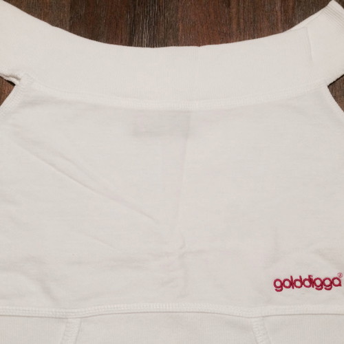 GOLDDIGGA OFF-SHOULDER ΛΕΥΚΟ ΤΟΠ