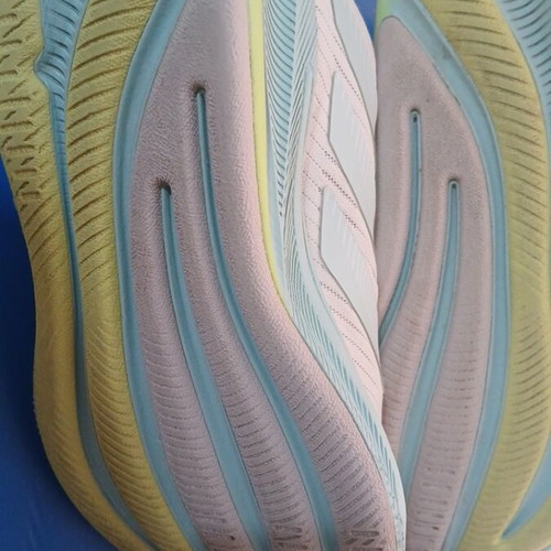 Adidas women's athletic shoes used, size 36, white and turquoise