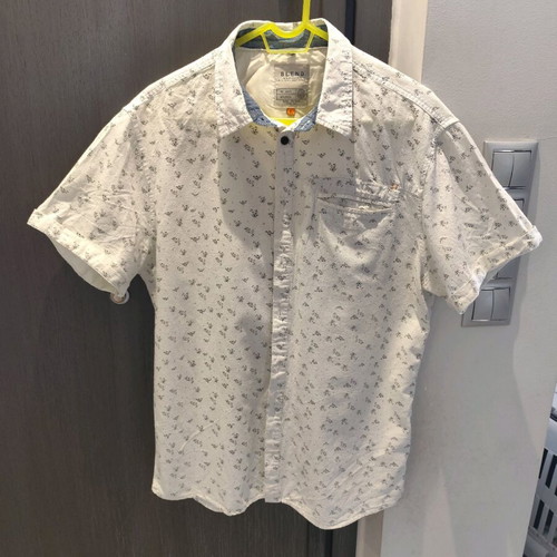 Blend short-sleeve shirt XL black and white like new