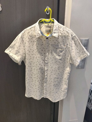 Blend short-sleeve shirt XL black and white like new