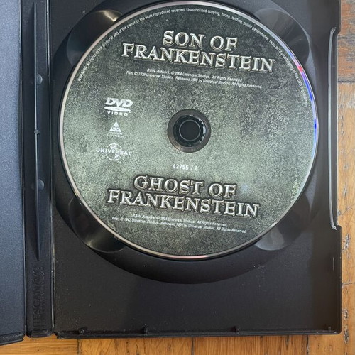 Frankenstein Universal Studios Classic Monsters DVD collection