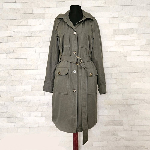 Caroll Niva Parka Jacket new, size 36/S, green
