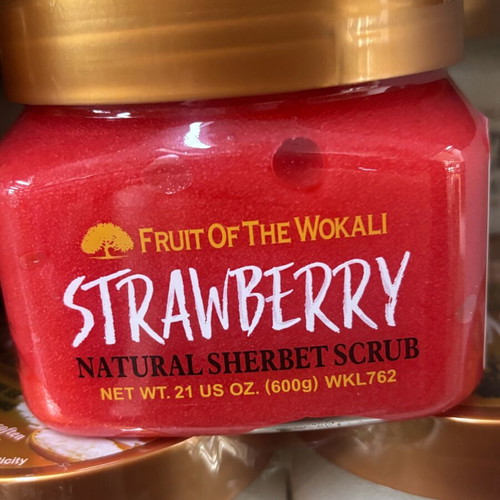 Body scrub strawberry new