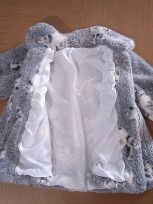 Synthetic fur for 4-5 years old, new, size 98 cm