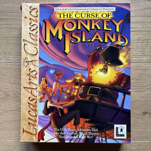 The Curse of Monkey Island PC game used, adventure