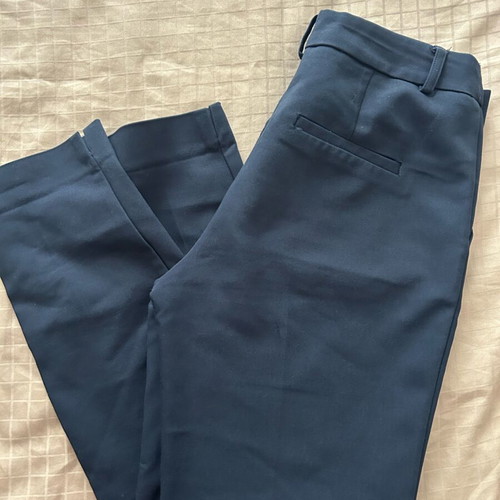 Star Body H office pants used low-rise blue XS