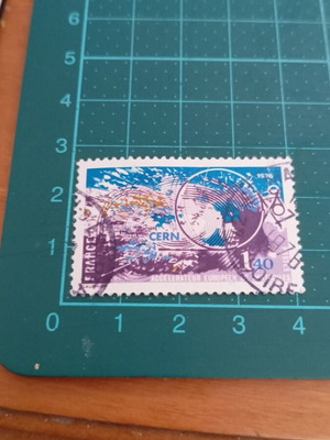 France 1976 CERN Stamp like new