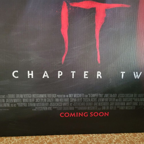 IT 2 Cardboard Poster like new, extremely rare